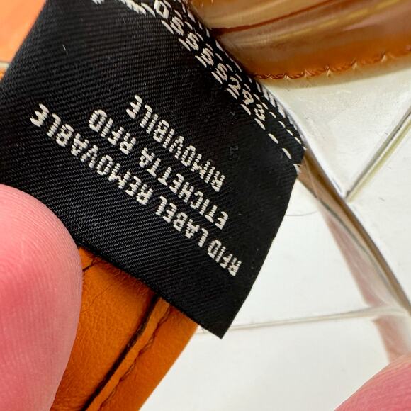 Fendi Peekaboo Defender PVC Clutch Bag Orange - Small - Picture 11 of 16